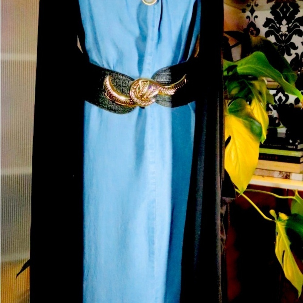 Vacation Ready 😍 Beautiful Maxi Denim Dress - Picture 5 of 16